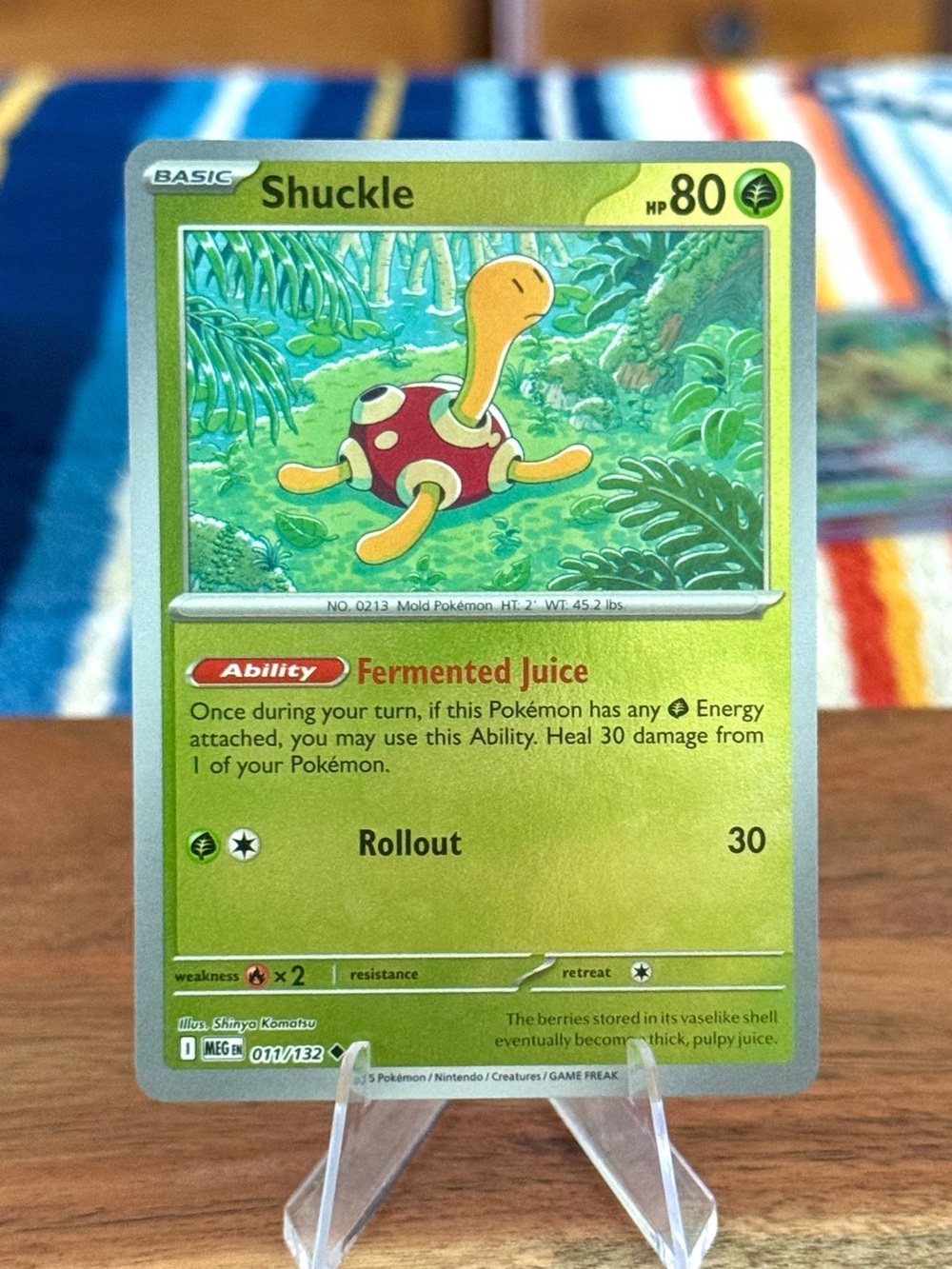 Shuckle Mega Evolution Reverse Holo NM